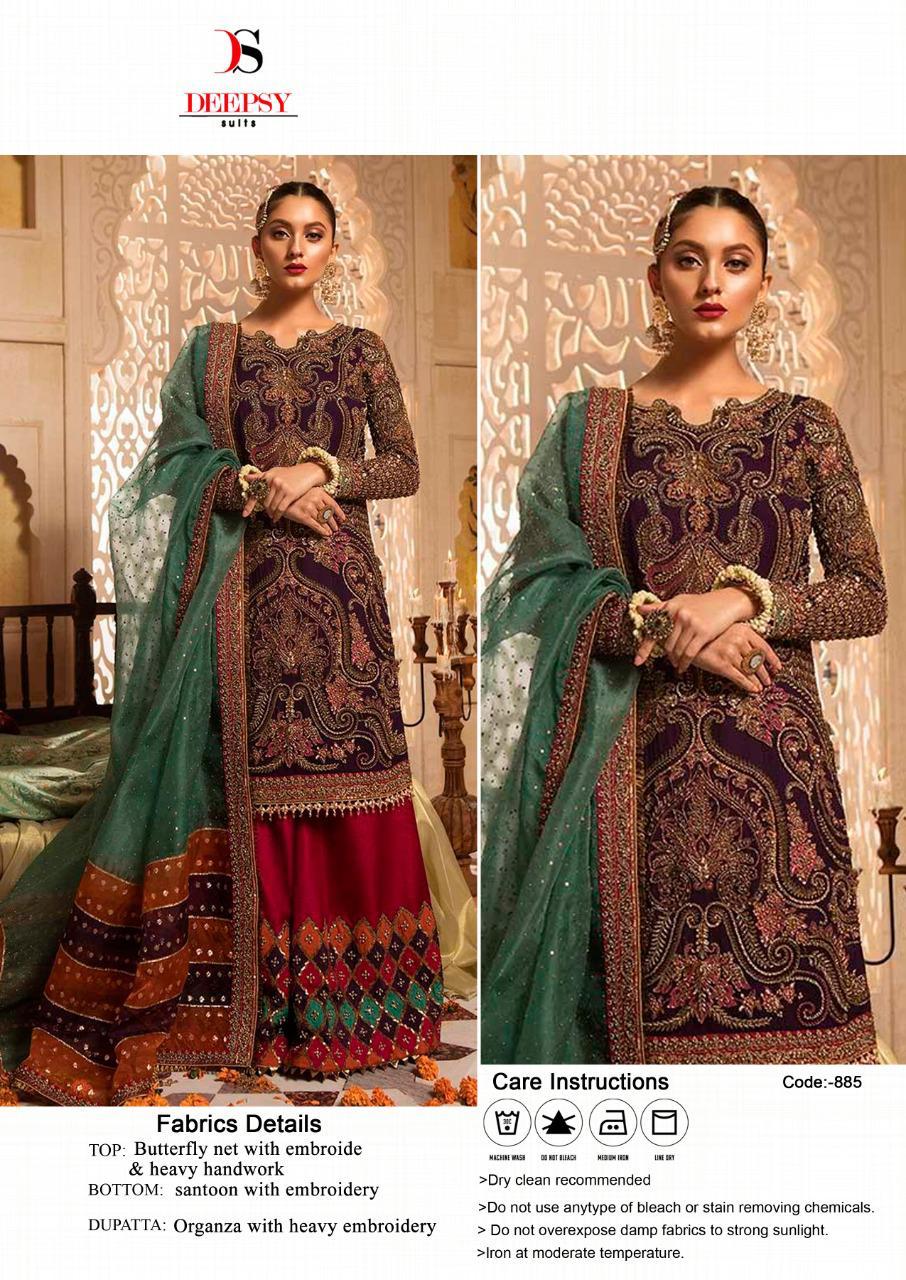 DEEPSY 885 WHOLESALER OF PAKISTANI SUITS