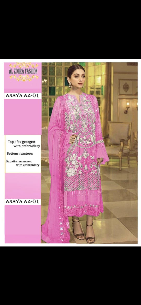 AL ZOHRA ANAYA AZ 01 PAKISTANI SUITS