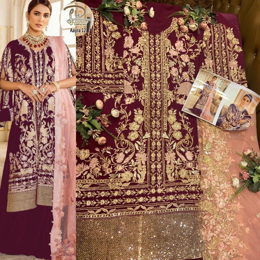 LAAIBAH DESIGNER AAYRA 12 COLORS IN SINGLES