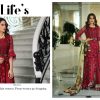 DEEPSY 300-1011 RED PAKISTANI SUITS ONLINE