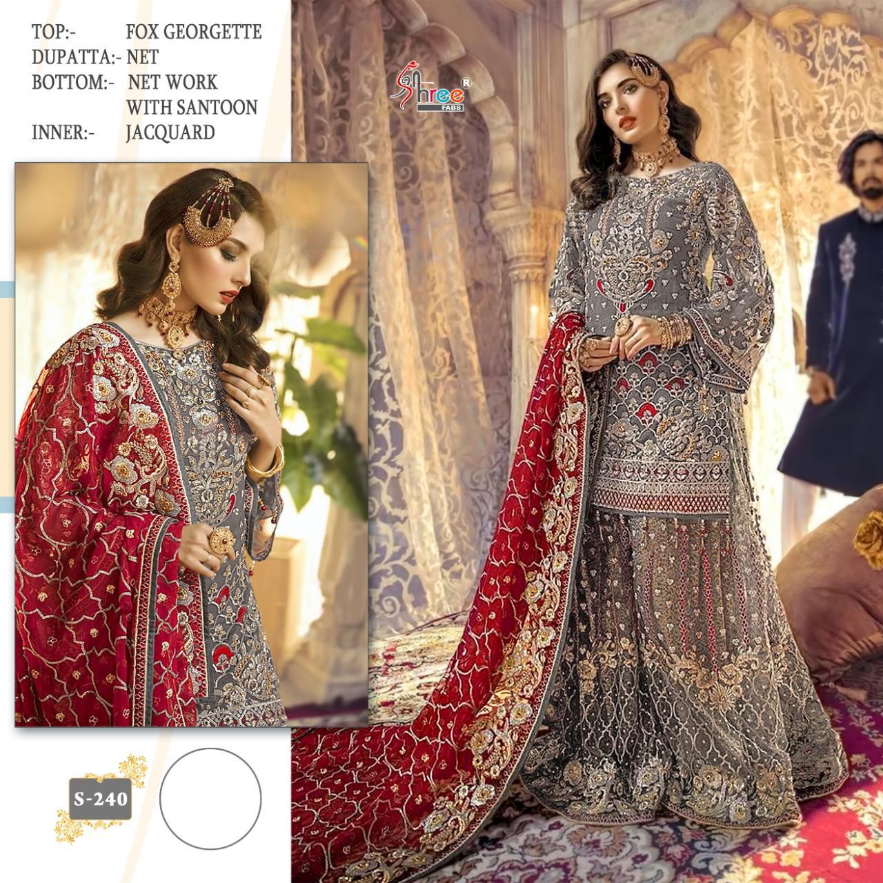 SHREE FABS S 240 BRIDAL WEAR WHOLESALER SURAT