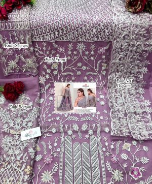 RAMSHA R 279 PAKISTANI SUITS WHOLESALER IN SINGLES