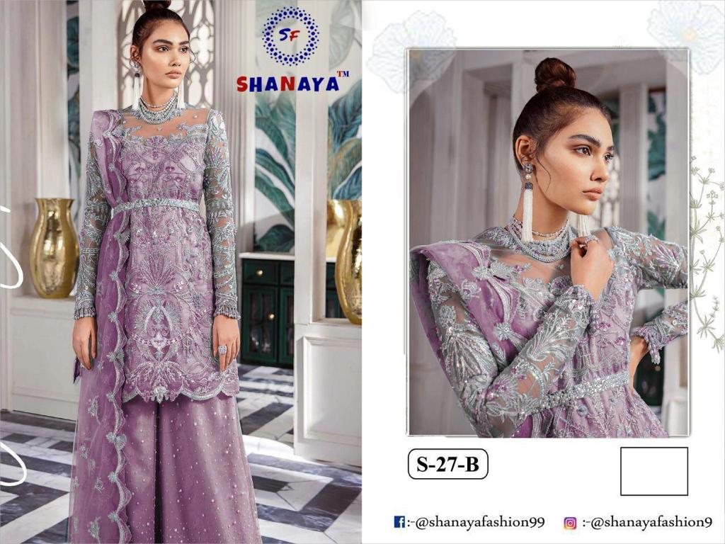 SHANAYA S 27 B PURPLE DESIGNER SALWAR KAMEEZ ONLINE