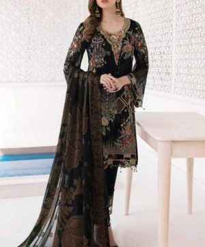 RINAZ FASHION MINHAL 4803 BLACK SALWAR KAMEEZ