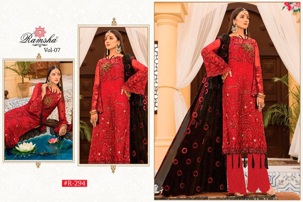 RAMSHA R 294 SALWAR KAMEEZ ONLINE BEST PRICE