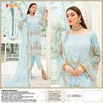 FEPIC C 1078 B BLUE PAKISTANI SUITS SINGLE PIECE