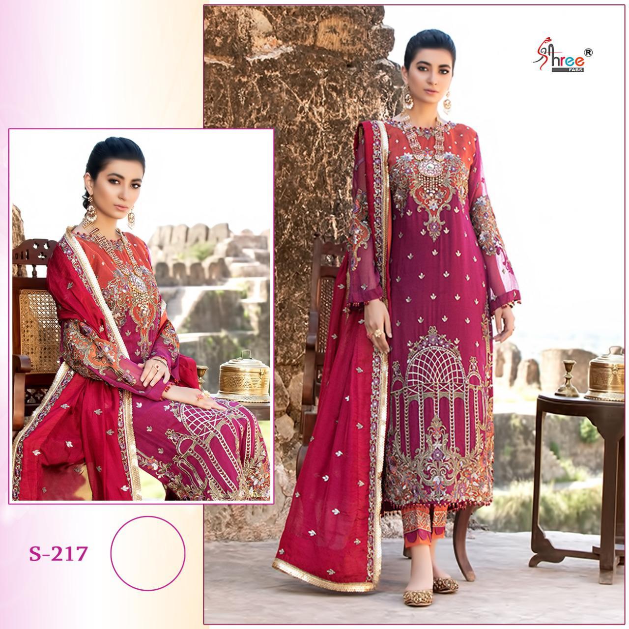 SHREE FABS S 217 DESIGNER SALWAR KAMEEZ