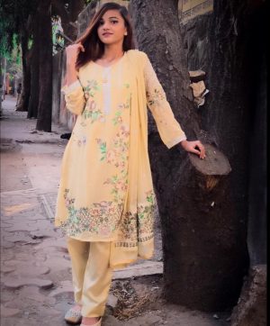 ALZOHRA FASHION AZ 02 YELLOW SUITS