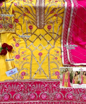 RAMSHA R 275 YELLOW DESIGNER SUITS ONLINE