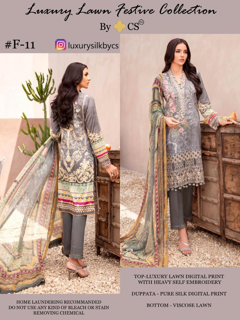 LUXURY LAWN BY CS VOL 3 LAWN SUITS WHOLESALE