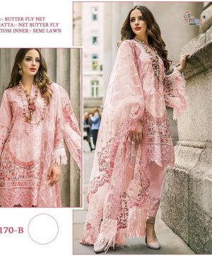 SHREE FABS S 170 B PAKISTANI SUITS WHOLESALER