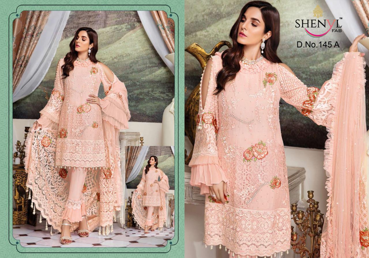 SHENYL 145 A LATEST SALWAR KAMEEZ WHOLESALER