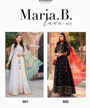 SHRADDHA DESIGNER MARIA B LAWN VOL 2 SINGLES