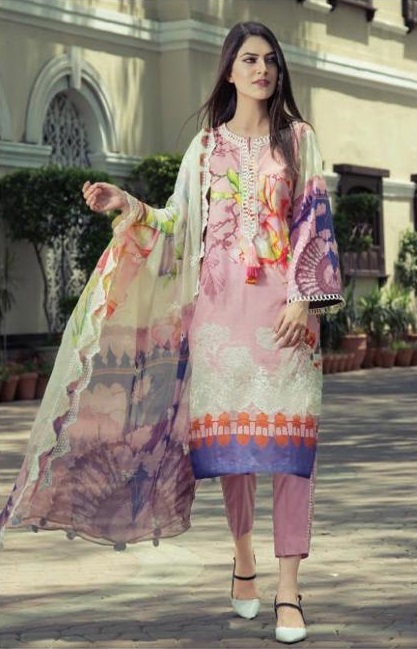 SHREE FABS AL ZOHAIB LAWN IN SINGLE PIECE