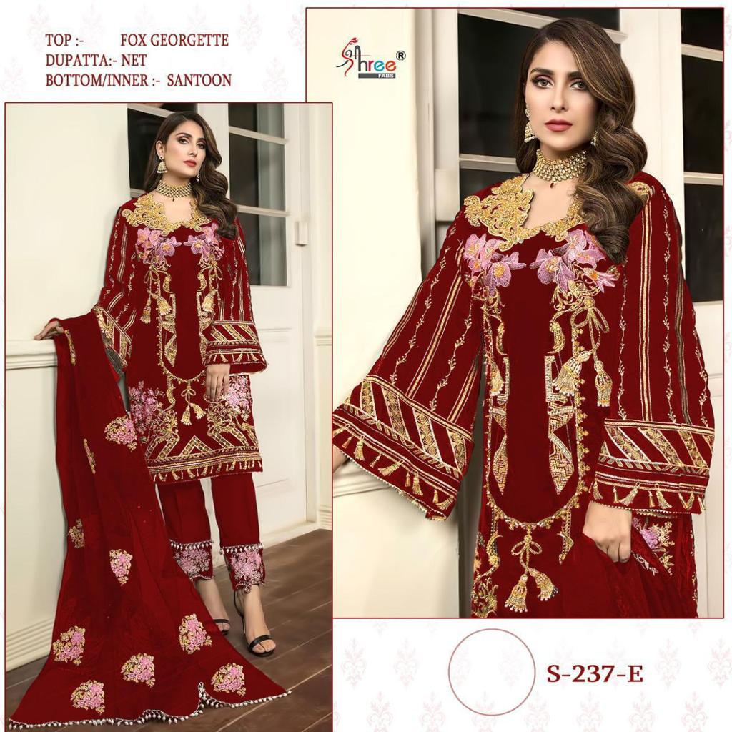 SHREE FABS S 237 NEW COLORS WHOLESALE