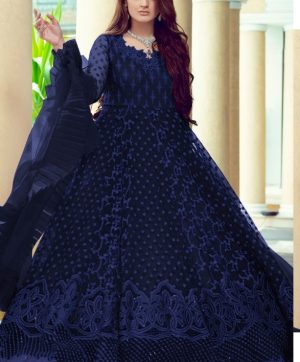 RAMSHA R 256 D BLUE SALWAR KAMEEZ IN WHOLESALE