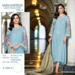 SHREE FABS S 209 C SKY BLUE COLOR SALWAR KAMEEZ