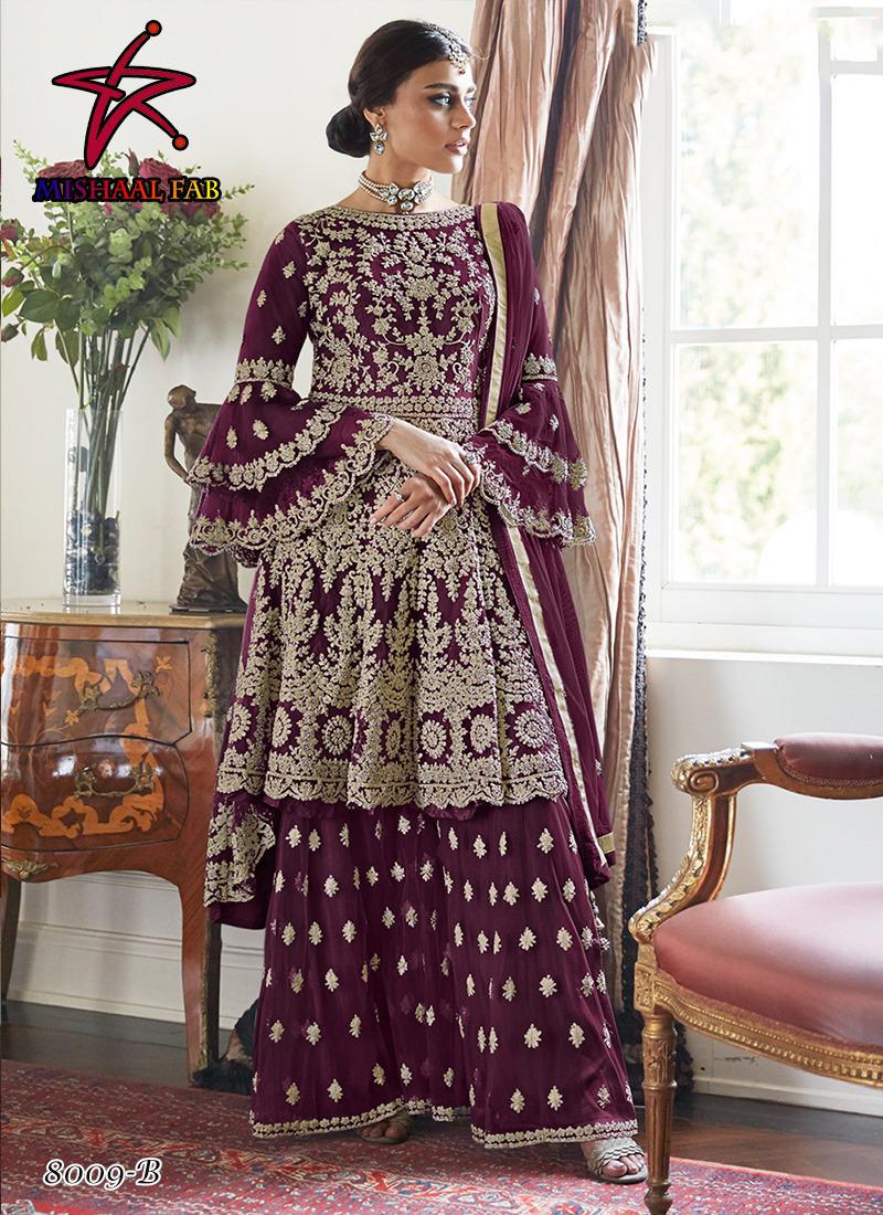 MISHAAL FAB 8009 WHOLESALE SALWAR KAMEEZ