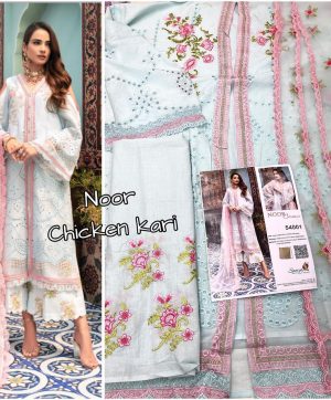 SANIYA TRENDZ NOOR 54001 CHIKANKARI SALWAR KAMEEZ