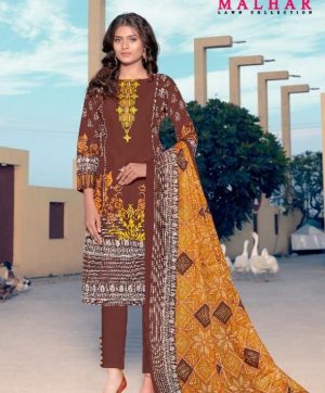 MALHAR KARACHI COTTON LAWN COLLECTION IN SINGLES