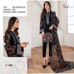 SHREE FABS S 280 BLACK SALWAR KAMEEZ ONLINE