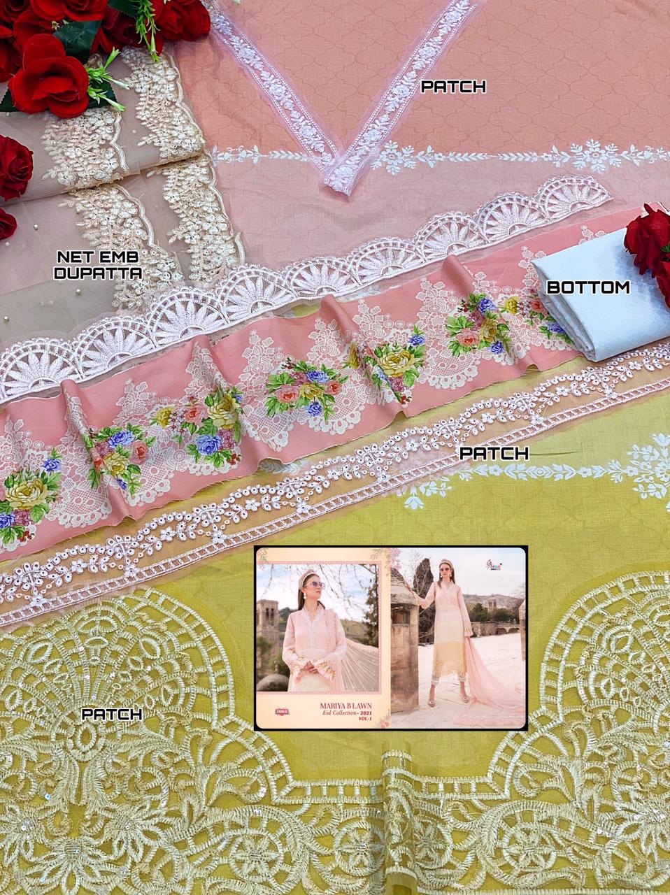 SHREE FABS MARIYA B LAWN EID 2021 OPEN PICS