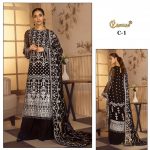 COSMOS C 1 BLACK SALWAR KAMEEZ WHOLESALER