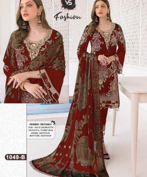 VS FASHION 1049 B RED SALWAR KAMEEZ ONLINE