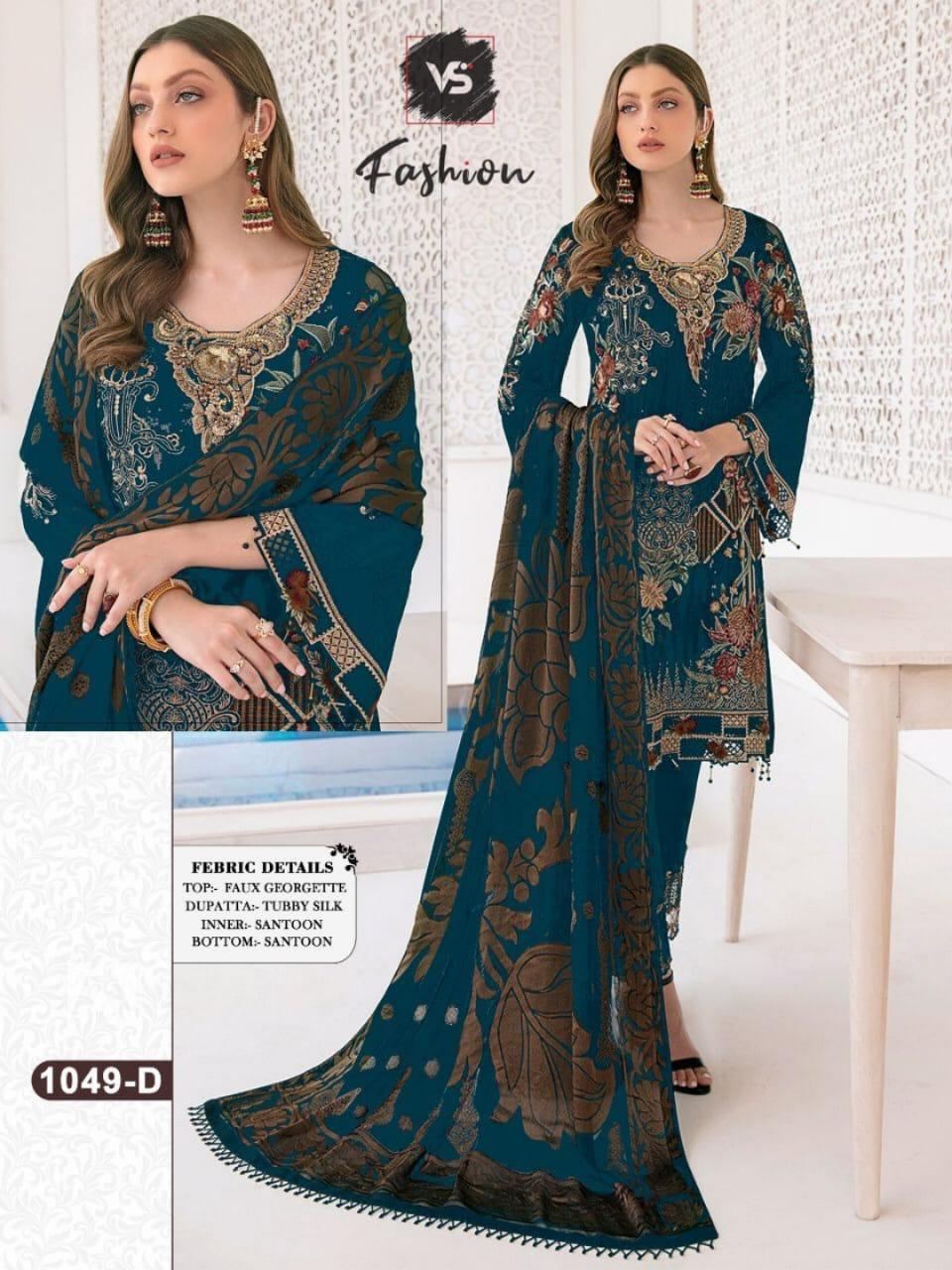 VS FASHION 1049 D PAKISTANI SALWAR KAMEEZ ONLINE