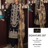 RIWAYAT SIGANTURE 207 BLACK SALWAR KAMEEZ