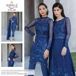 SHENYL FAB 160 BLUE SALWAR KAMEEZ ONLINE