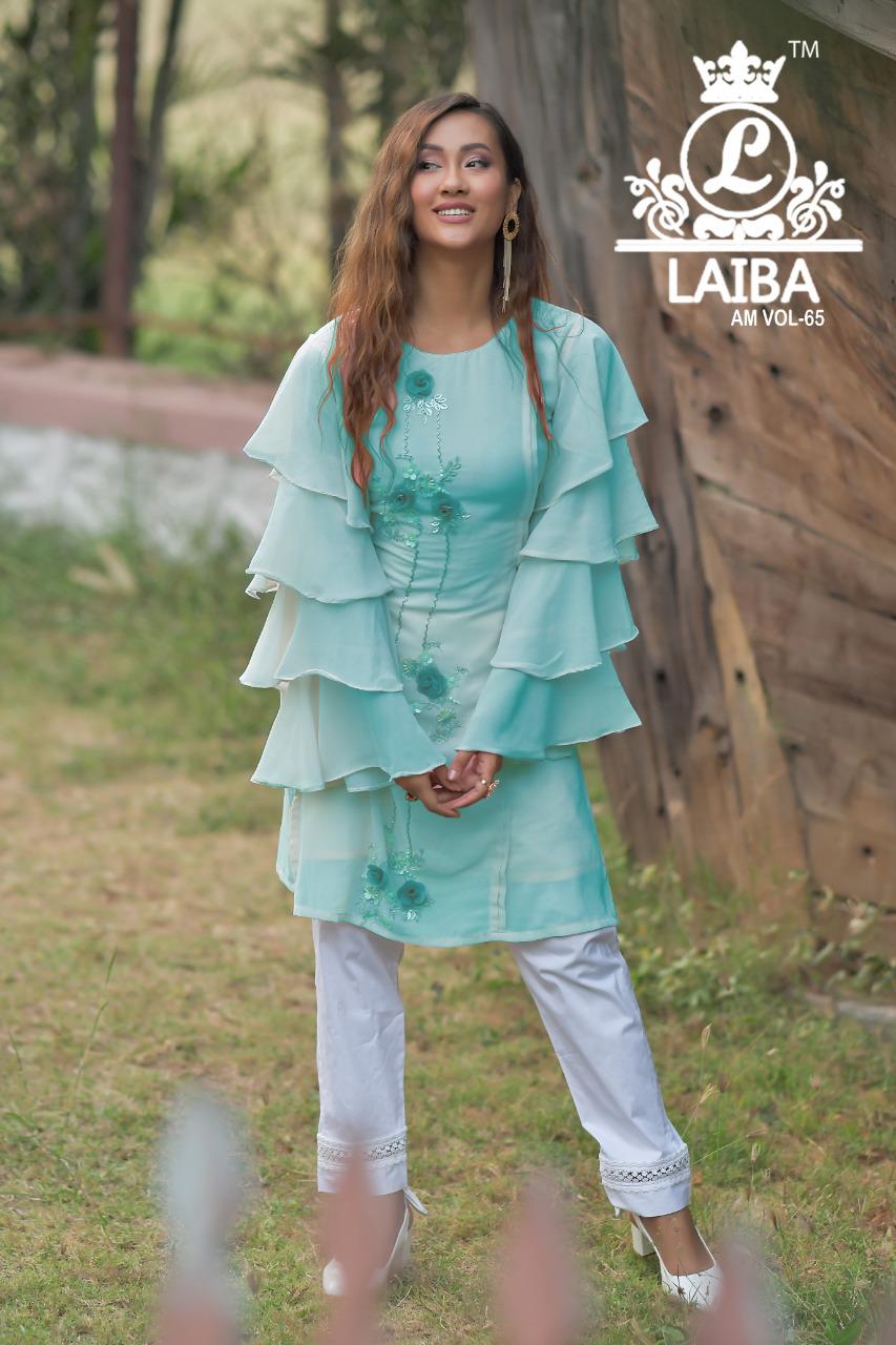 LAIBA AM 65 GEORGETTE TUNICS WHOLESALE