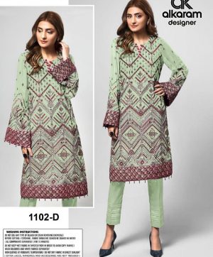 AL KARAM DESIGNER 1102 D PAKISTANI SUITS WHOLESALE