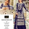 RIWAYAT SIGNATURE 039 BLUE SALWAR KAMEEZ ONLINE