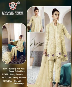 HOOR TEX 20002 E YELLOW WHOLESALE SALWAR KAMMEZ