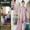 HOOR TEX 20002 D PURPLE WHOLESALE SALWAR KAMMEZ