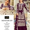 RIWAYAT SIGNATURE 039 WINE SALWAR KAMEEZ ONLINE