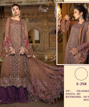 SHREE FABS S 258 GEORGETTE SALWAR KAMEEZ