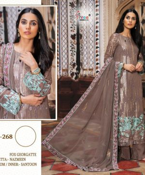 SHREE FABS S 268 GEORGETTE SALWAR KAMEEZ