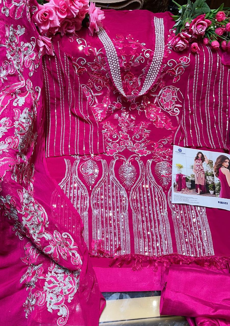 ZAINAB FASHION ZF 105 B PINK SALWAR KAMEEZ