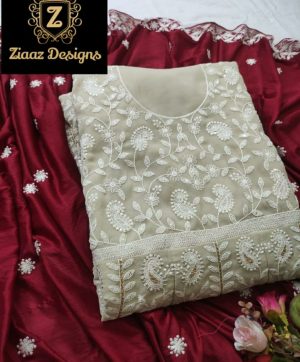 ZIAAZ DESIGNS CHIKANKARI SALWAR KAMEEZ