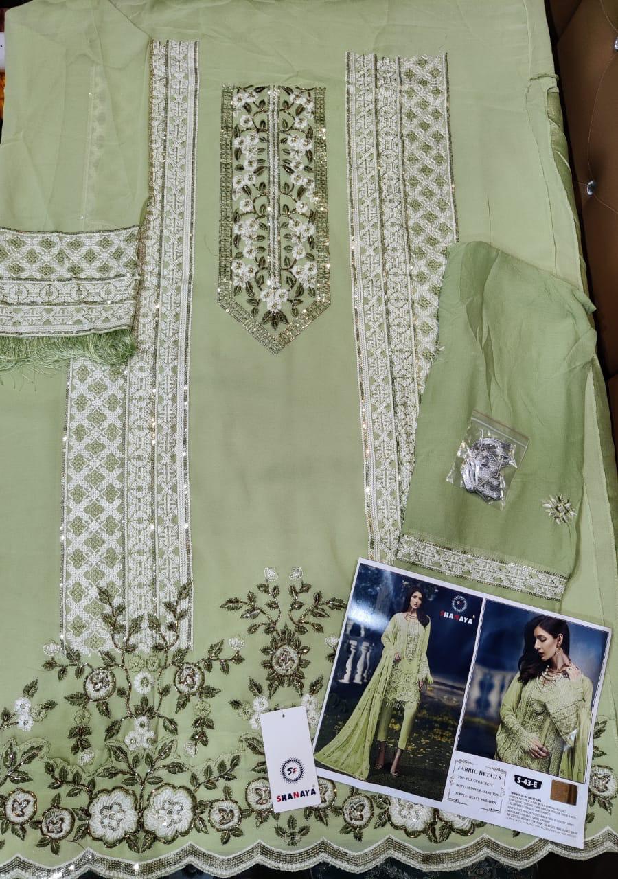 SHANAYA S 43 E WHOLESALE PAKISTANI SUITS ONLINE