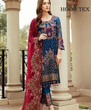 HOOR TEX 12009 BLUE SALWAR KAMEEZ ONLINE