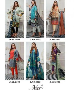 KEVAL FAB NOOR VOL 2 KARACHI SUITS IN SINGLE