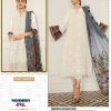 FEPIC 66007 G WHITE HEAVY DUPATTA SALWAR KAMEEZ