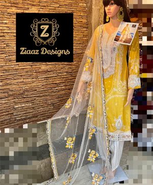 ZIAAZ DESIGNS BAROQUE 7773 Z WHOLESALE SALWAR KAMEEZ