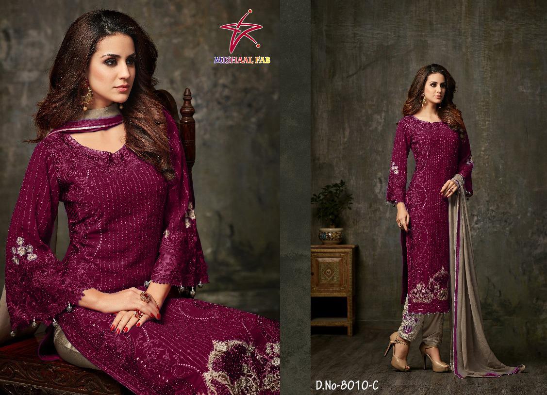 MISHAAL 8010 C SALWAR KAMEEZ WHOLESALE