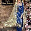 ZIAAZ DESIGNS 7775 A BLUE SALWAR KAMEEZ WHOLESALE