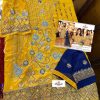 RAMSHA 322 YELLOW SALWAR KAMEEZ WHOLESALER