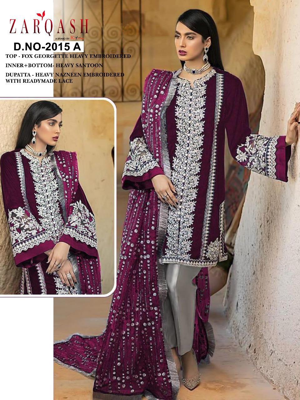 ZARQASH 2015 A SALWAR KAMEEZ WHOLESALER SURAT